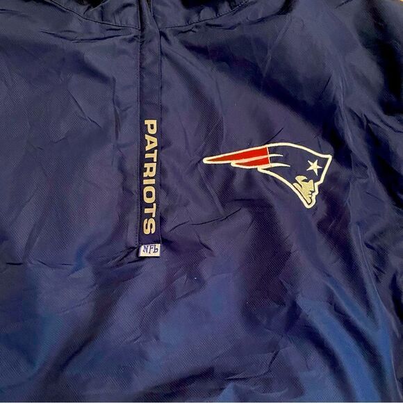 New England Patriots NFL Fleece Lined Nylon Jacket Size 2XL - Picture 4 of 4